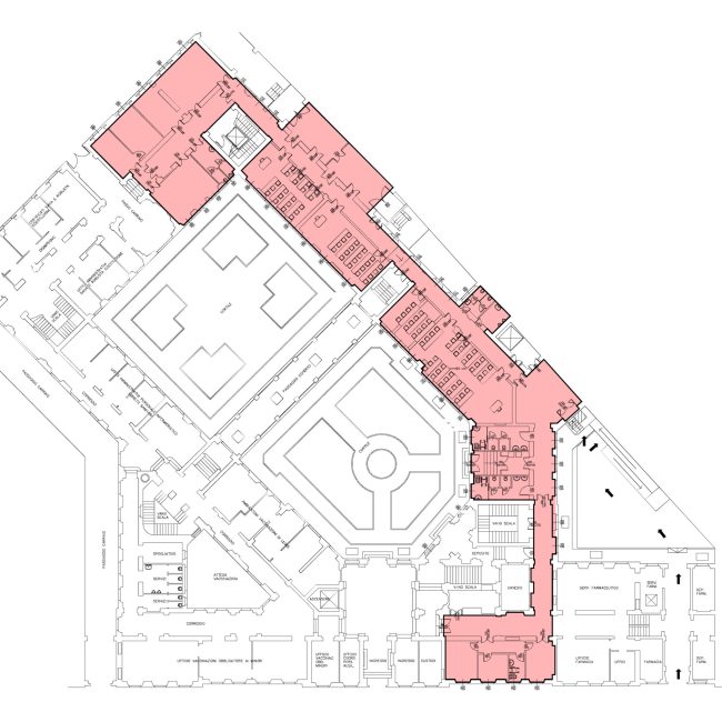 Interventi di ristrutturazione nel poliambulatorio di Via Palermo a Milano